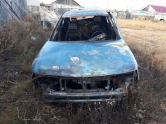 Неисправность ГБО. В Бредах сгорел автомобиль ВАЗ-2110